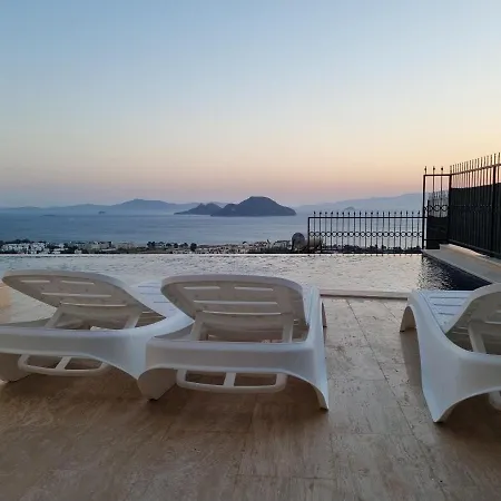 Bodrum Villa Dairesi Sonsuzluk Havuzlu Infinity Pool Full Deniz Doga Adalar Ve Yunan Adalari Manzarali Apartment Bodrum