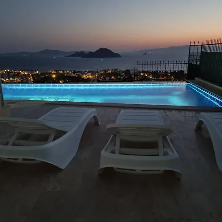 Bodrum Villa Dairesi Sonsuzluk Havuzlu Infinity Pool Full Deniz Doga Adalar Ve Yunan Adalari Manzarali Apartment